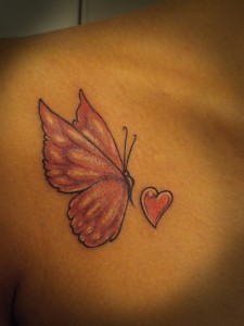 Tatuajes mariposas, hadas y duendes